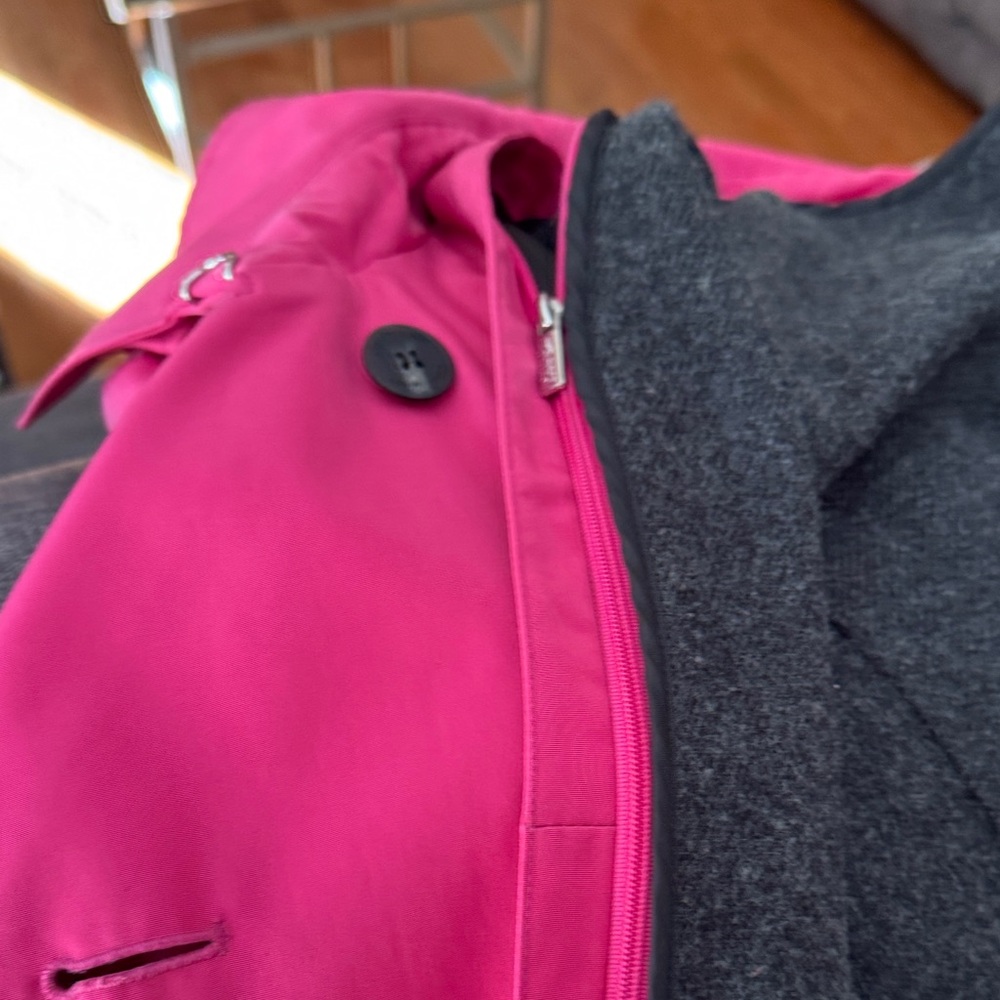 Calvin Klein Fuchsia Trench Coat for Women - Picture 7 of 8